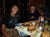 Austen and Andrew tackle 1 lb burgers