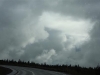 Clouds greeting us in Fairbanks